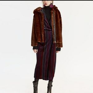 Zara Velvet Wrap Dress